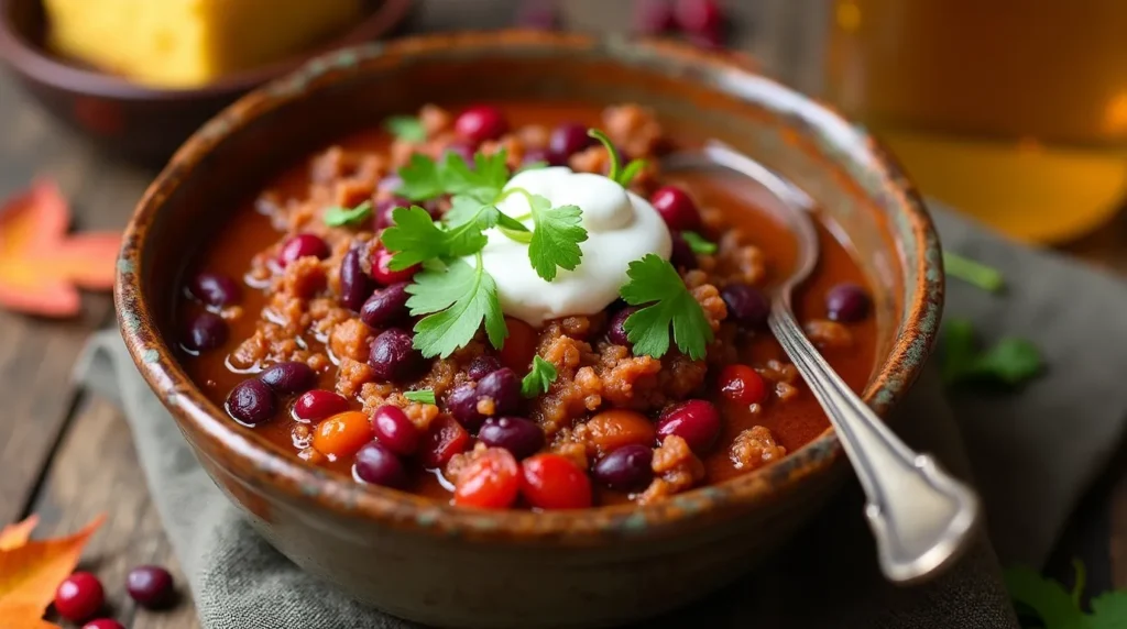 turkey cranberry chili recipe