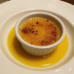 crab brulee recipe in a ramekin