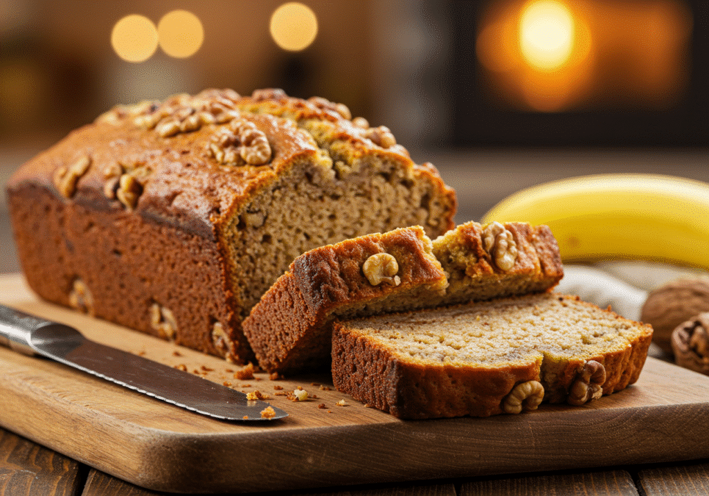 Nana's Banana Nut Bread Recipe - Golden and Moist Loaf