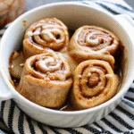 iamge of Delicious Gluten Free Cinnamon Roll Mug Cake