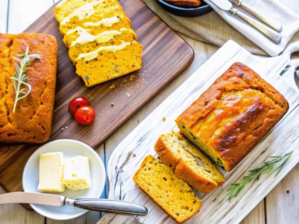 image of Savory Cheddar Pumpkin Bread Delight