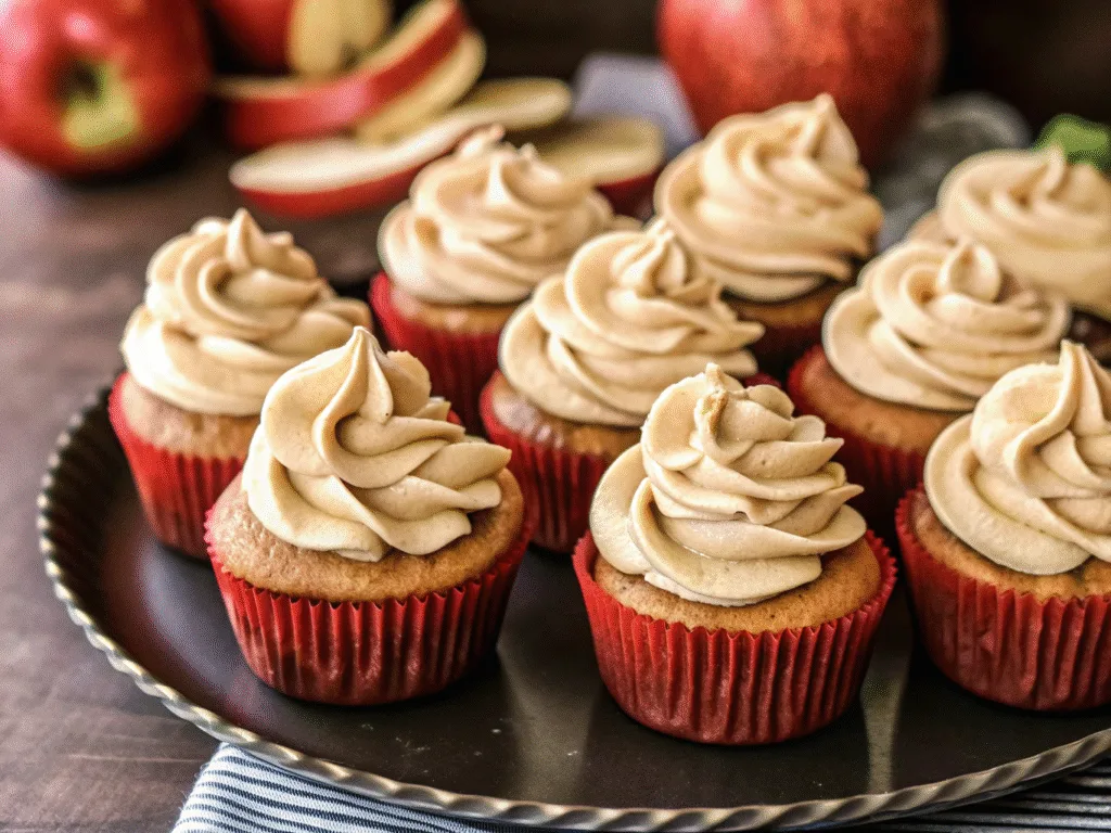 image of Yummy Apple Cider Cupcakes