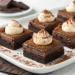image of Espresso Mascarpone Ricotta Brownies