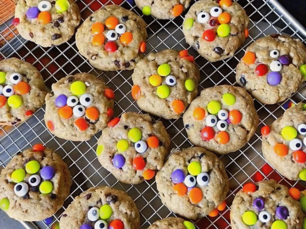 Halloween Monster Eye Cookies